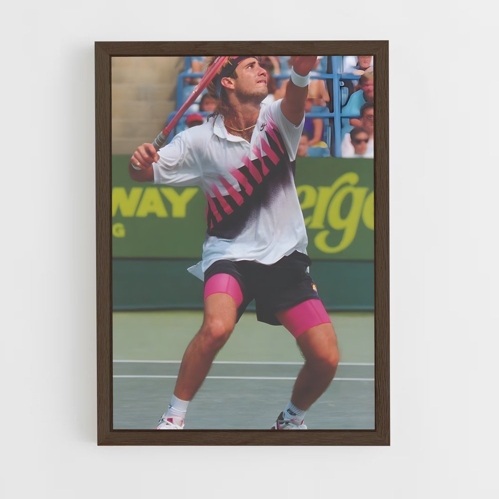 Poster agassi de hommage – affiche Tennis (vue 5)